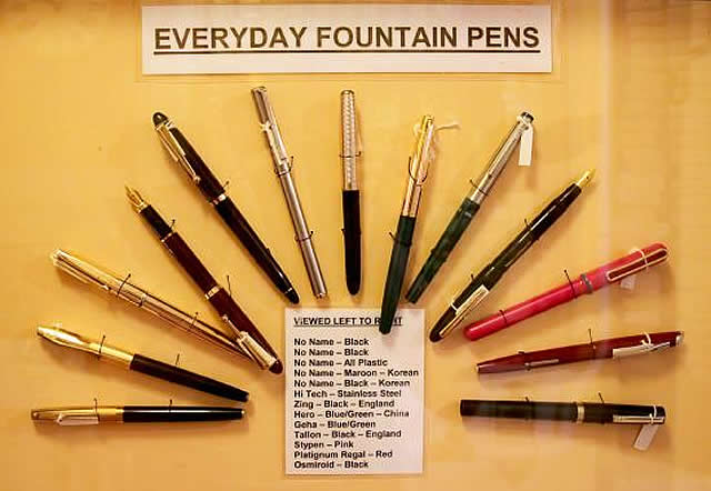 Fountain Pens - Pen Museum