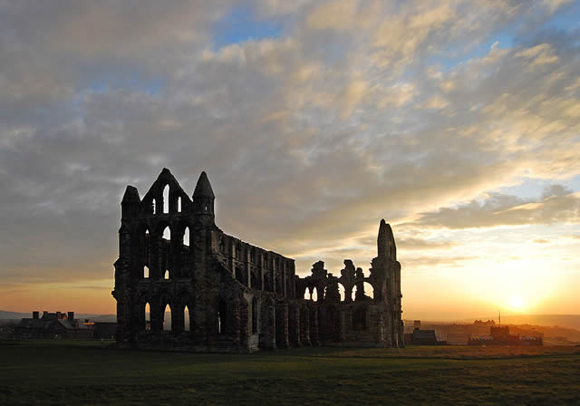 Whitby Abbey Sunset