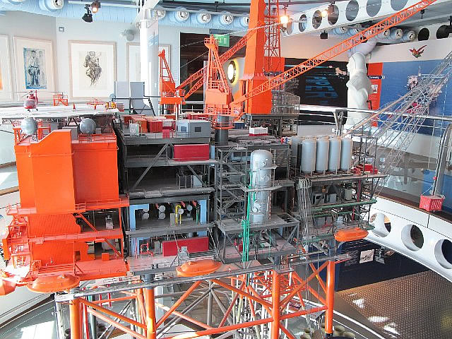 North Sea Oil Rig