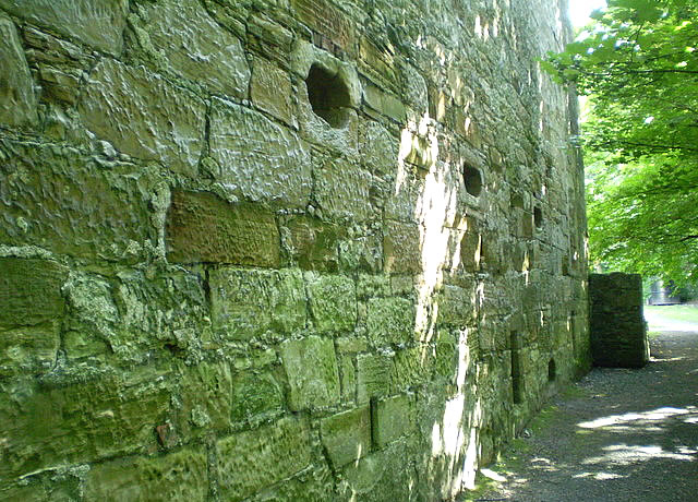 Kinneil House - Gunloops in rear