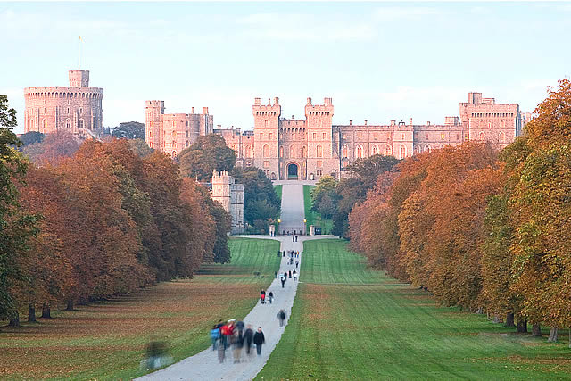 Windsor Castle from the Long Walk