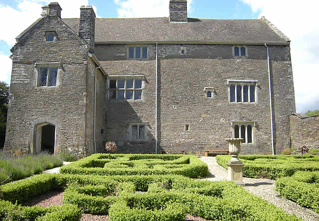 Llancaiach Fawr + back garden