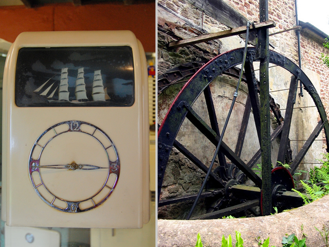 Clock/Water Wheel