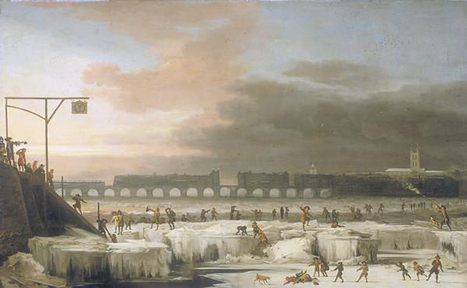 Frozen Thames 1677