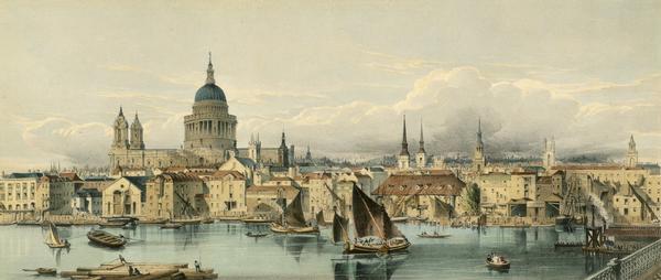 Thames and St. Paul's 1850