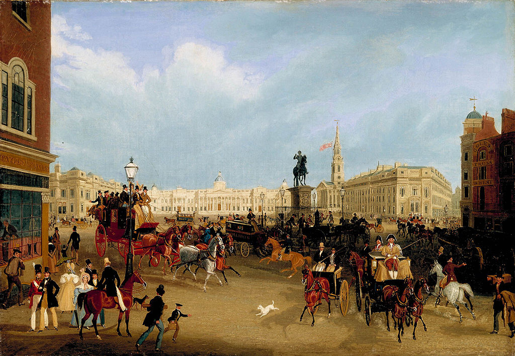 Before Nelson's Column