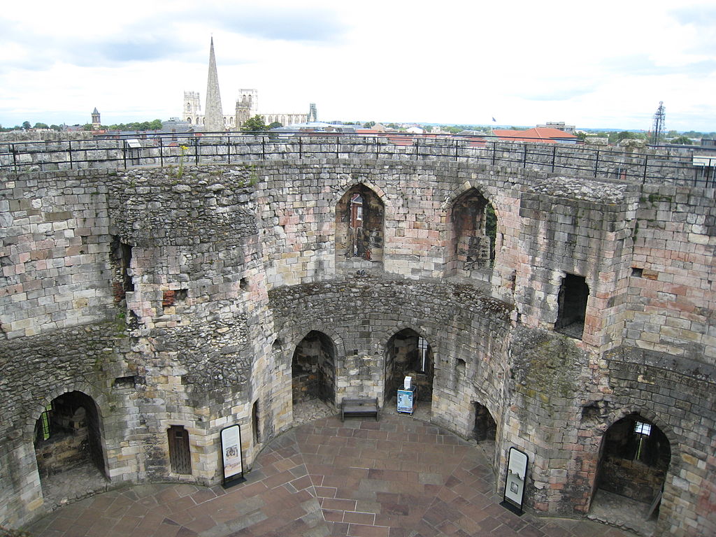 Inside Cliffords Tower