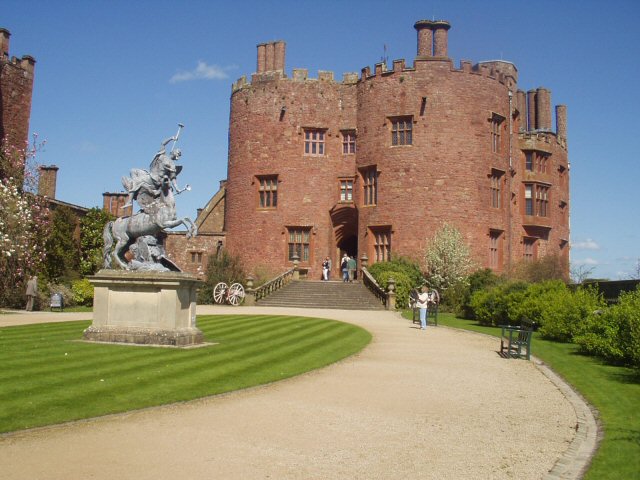 Powis Castle Courtyard
