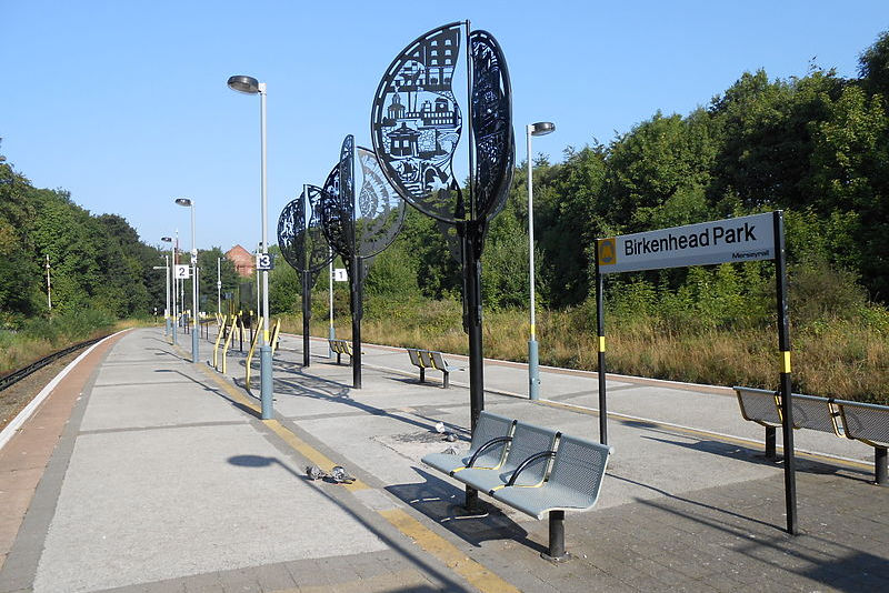 Sculptures on Platform
